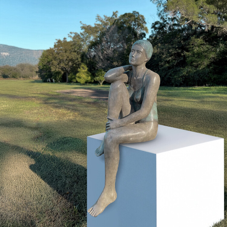 mela cooke sculpture - just paused