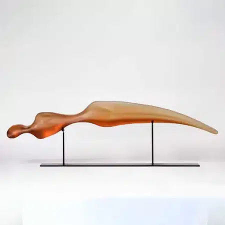 CAST-GLASS-[free-standing,tabletop,Glass,figurative]-Sallie-Portnoy-australian-sculpture-glass-figures