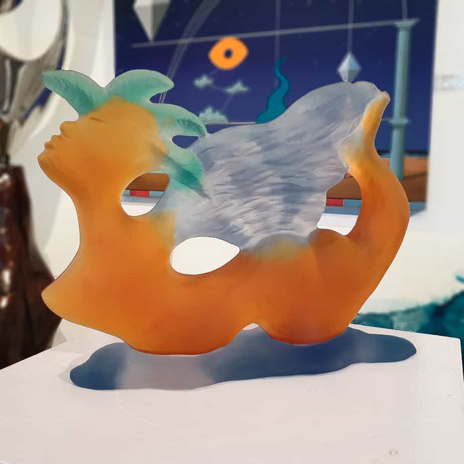 CAST-GLASS-[free-standing,tabletop,Glass,figurative]-Sallie-Portnoy-australian-sculpture-glass-figures