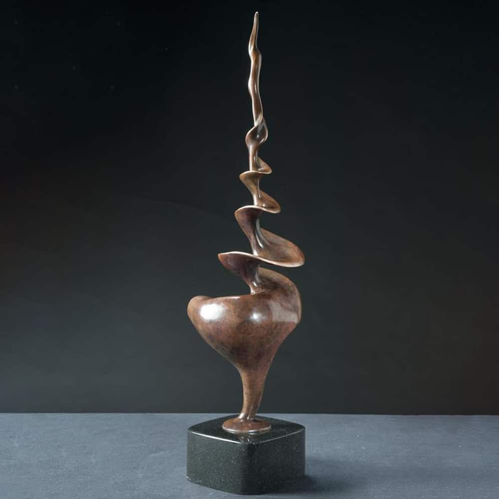 bronze shell sculpture