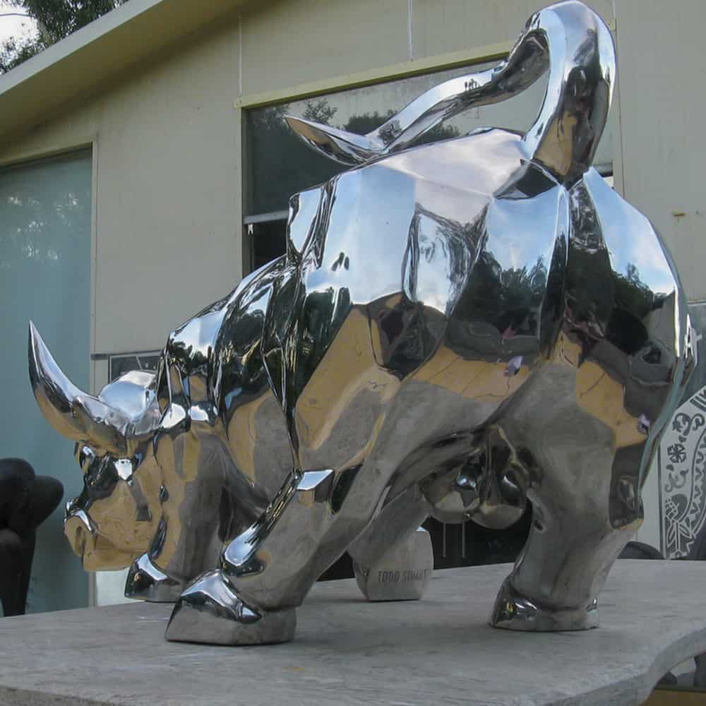 Raging Bull in Stainless-Steel [Large]