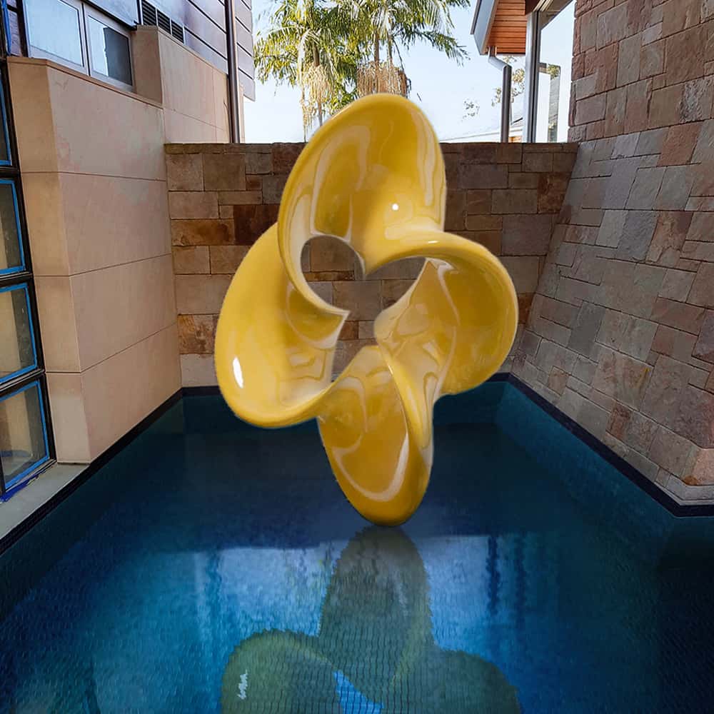 abstract garden sculpture