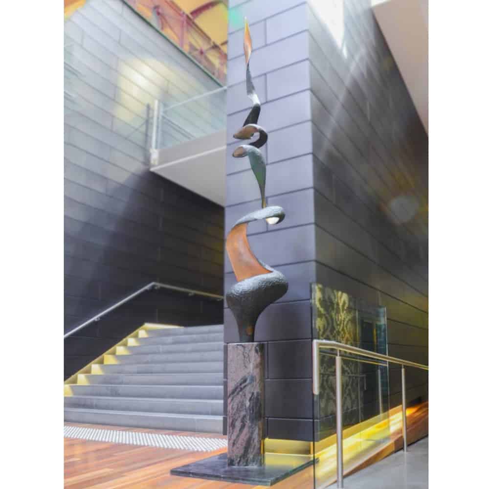tall bronze sculpture