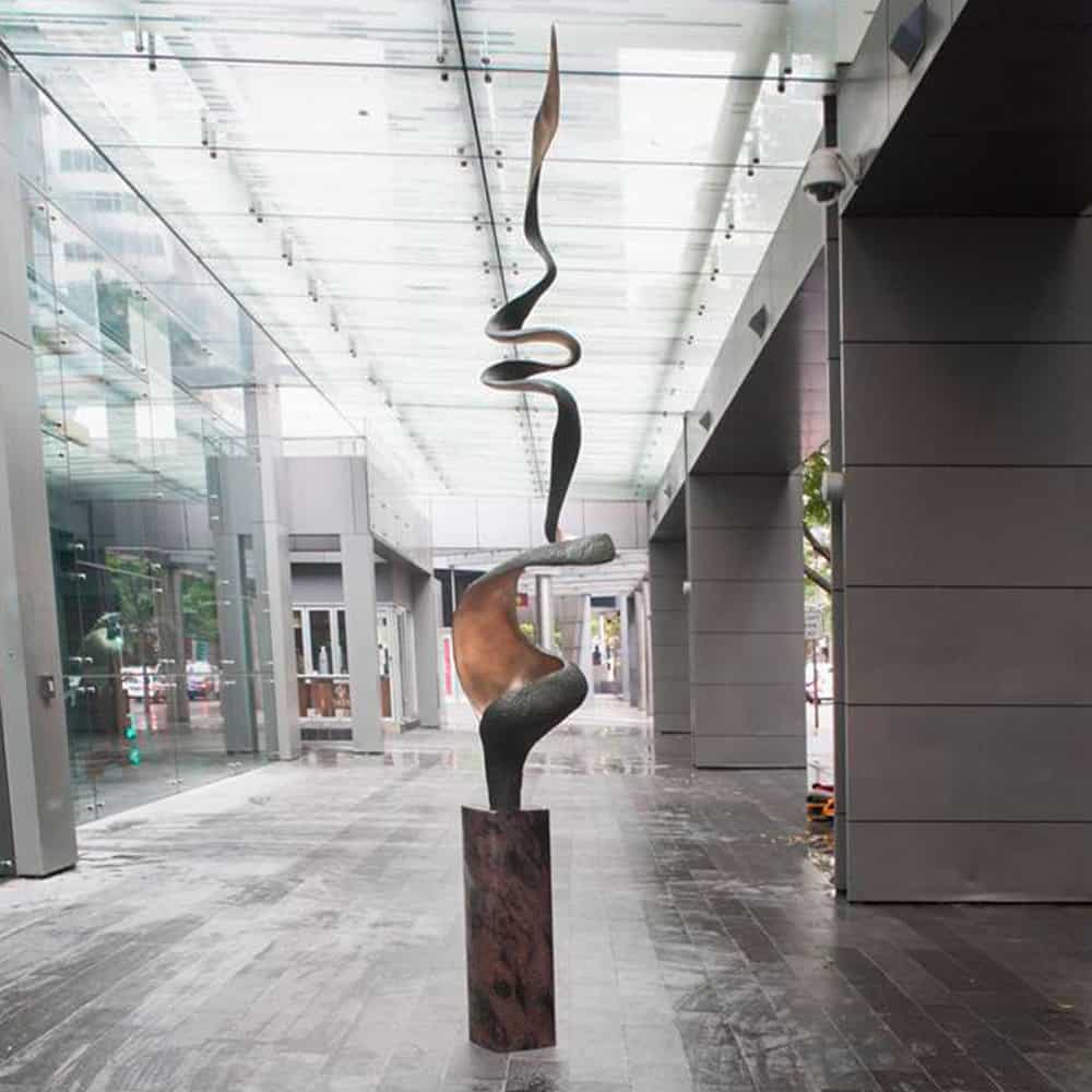 tall bronze sculpture