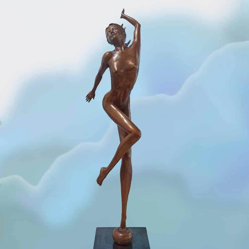 Spring by Brenda Ingram – bronze sculpture, 78cm (view 5) – SOHO Galleries Sydney