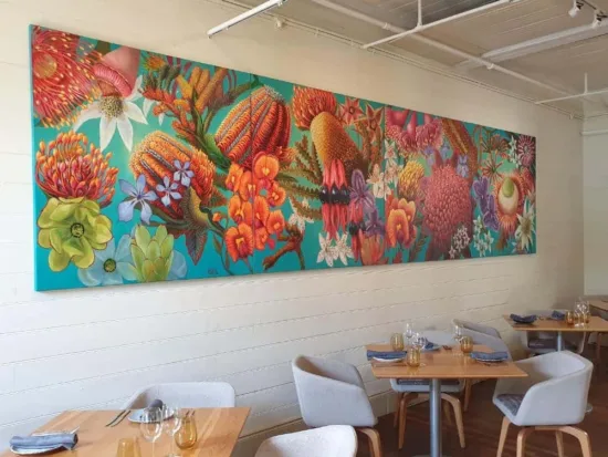 Xl canvas painting by Nafisa Naomi — original art, SOHO Galleries Sydney