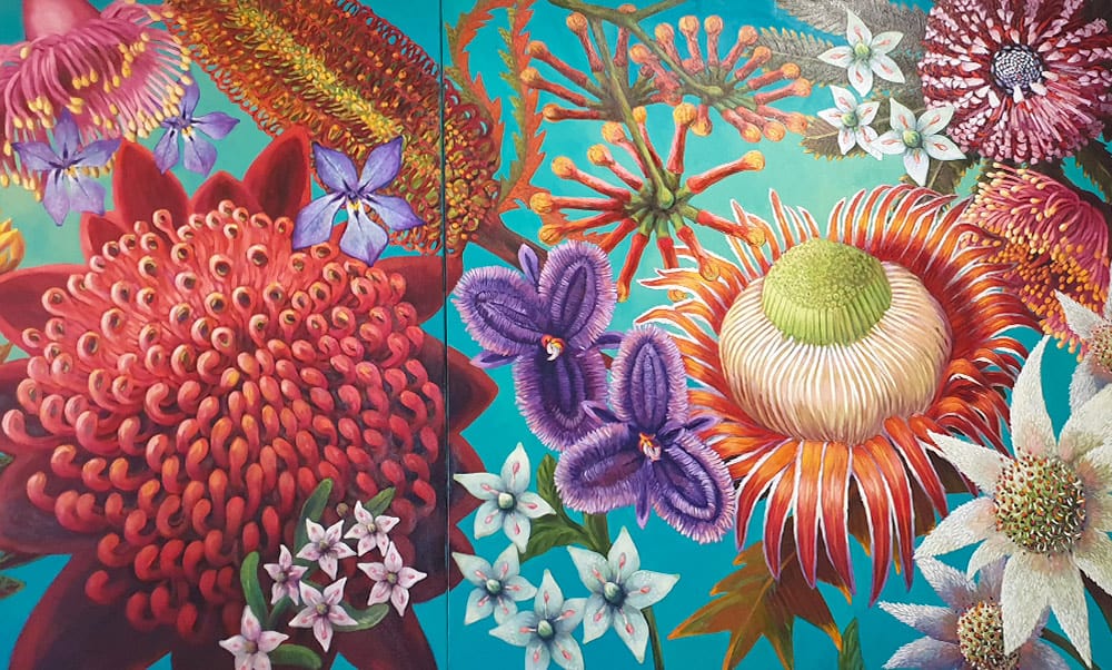nafisa naomi australian artwork canvas painting