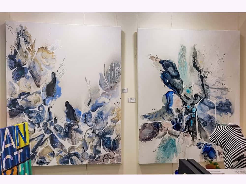 abstract Canvas Artwork - Amica Aindow Australian artwork
