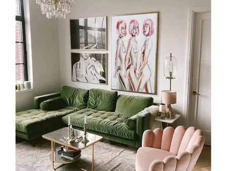 loungeroom art, large paintings