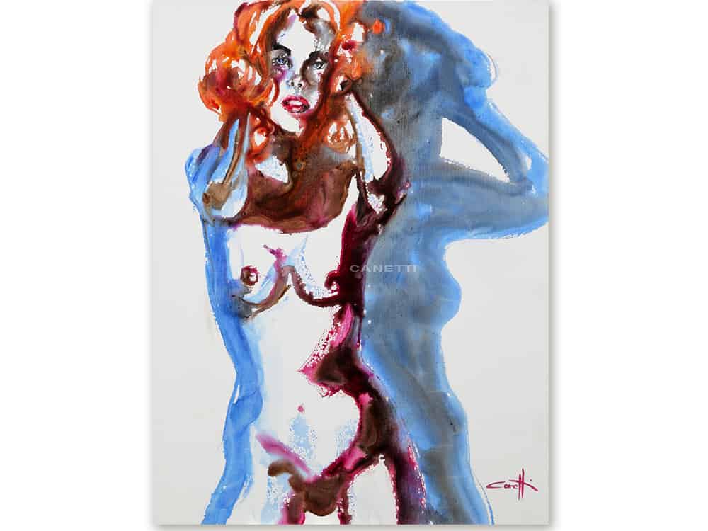 michel canetti nude portrait paintings