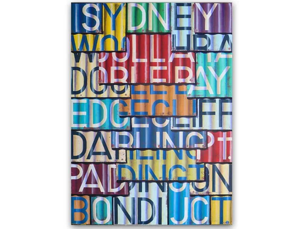 SYDNEY to BONDI JCT - 112x152cm
