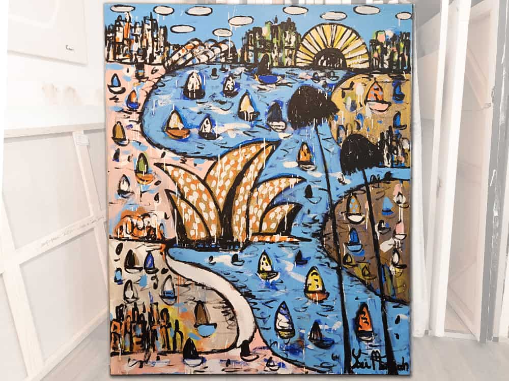 yosi messiah Sydney harbourartwork