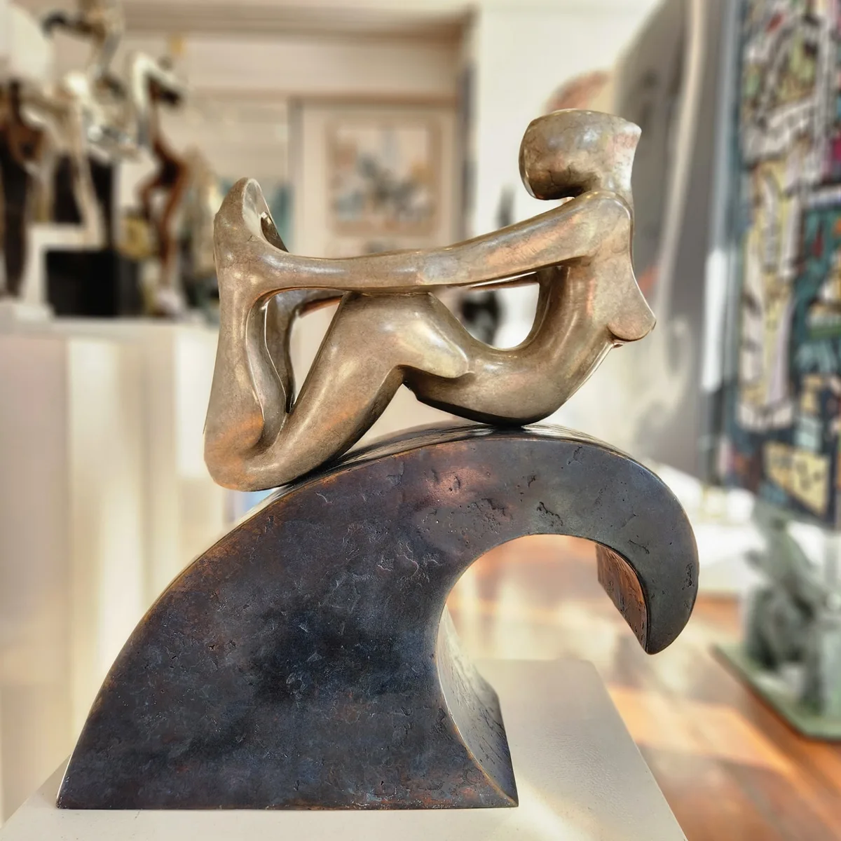 The Ark by Michael Vaynman – bronze sculpture, 51cm (view 3) – SOHO Galleries Sydney