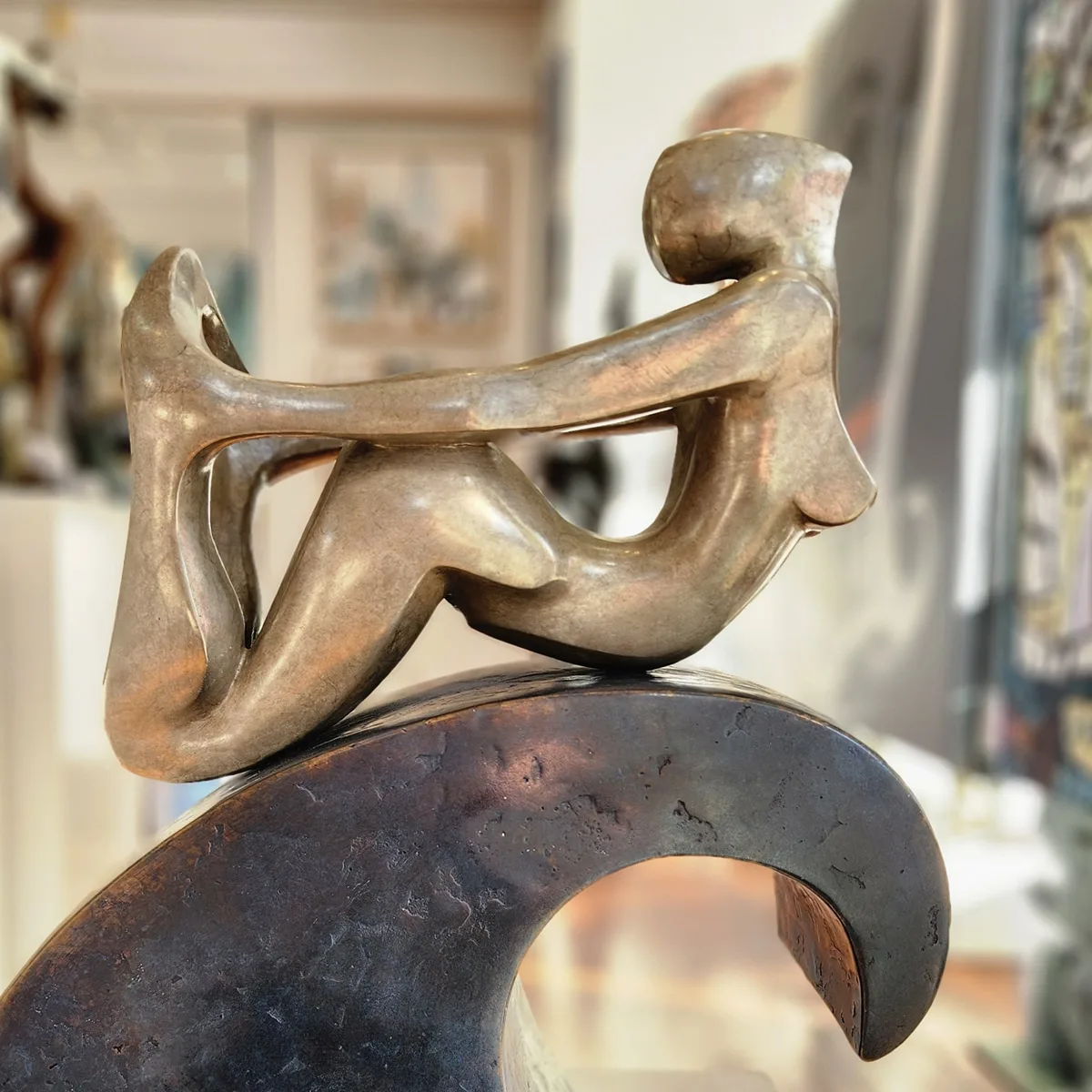 The Ark by Michael Vaynman – bronze sculpture, 51cm (view 6) – SOHO Galleries Sydney