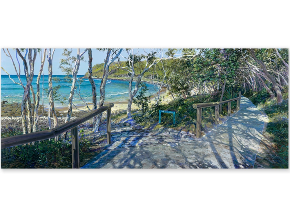 beach painting australia noosa art