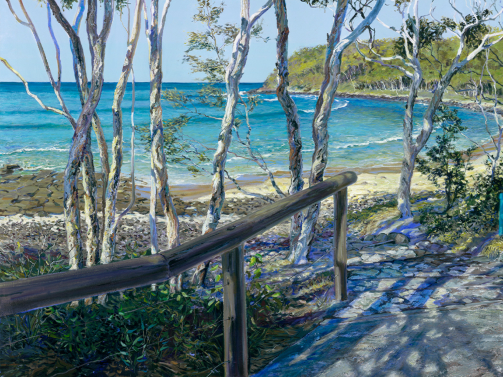 beach painting australia noosa art