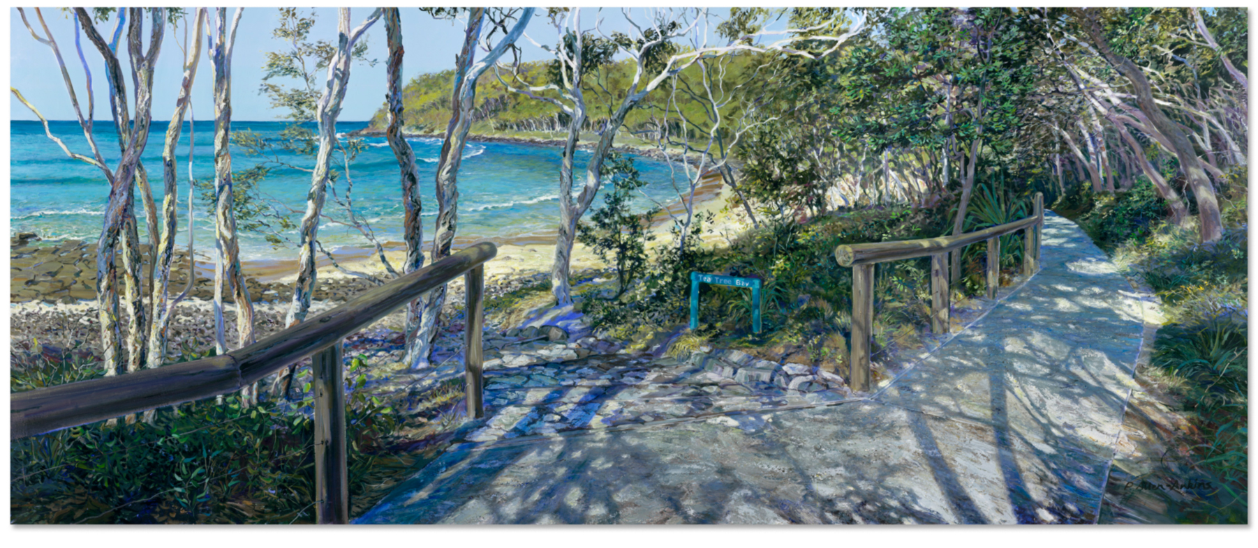 beach painting australia noosa art