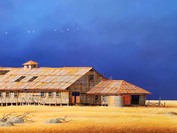 kulma australian outback art painting