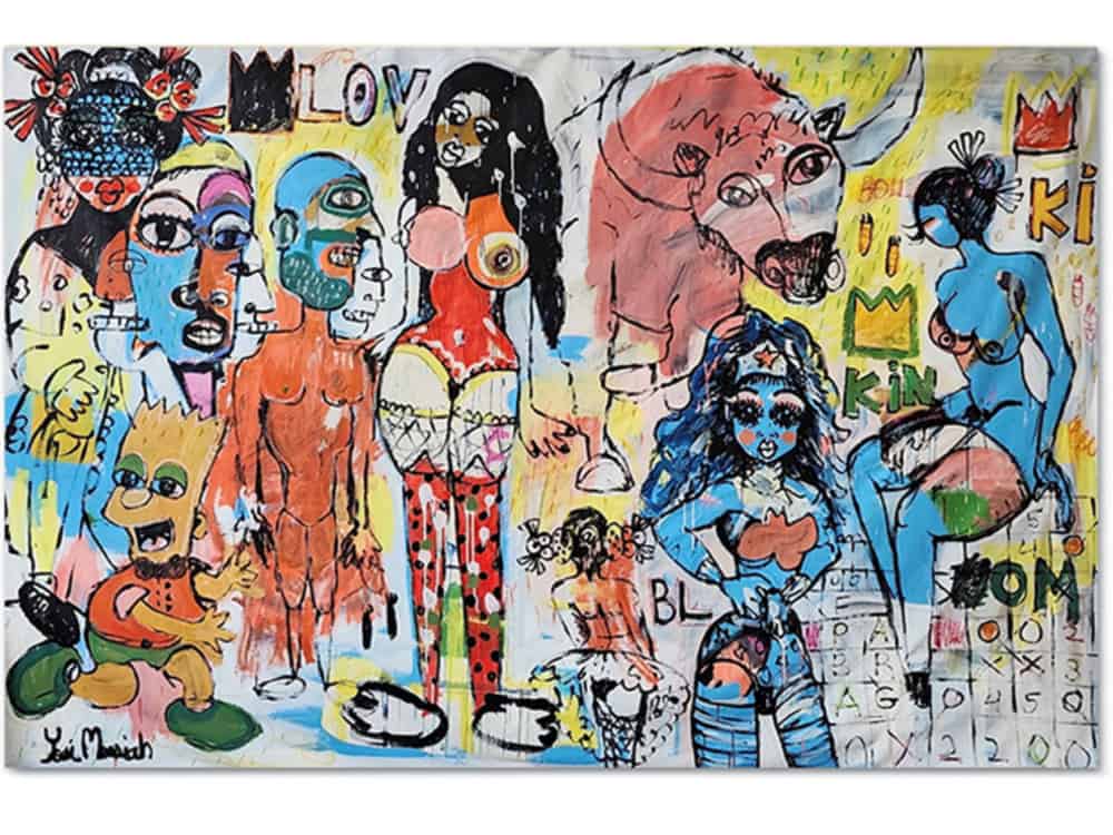 yosi messiah large canvas artwork