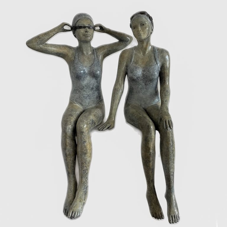 Into the Blue (pair) 68x30cm