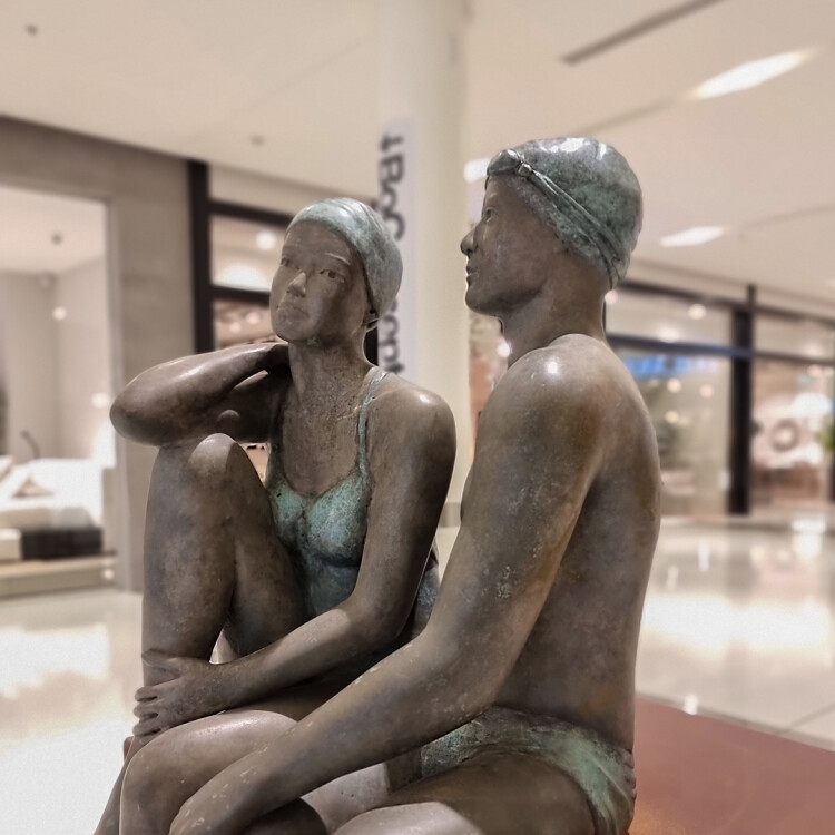 mela cooke bronze sculpture - break of day