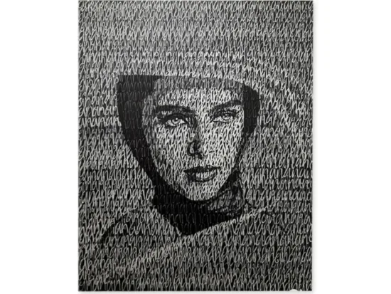 Original Artworks, Australian Artists Woman at the Window by Harry Moores – mixed media on canvas painting, 122x152cm – SOHO Galleries Sydney