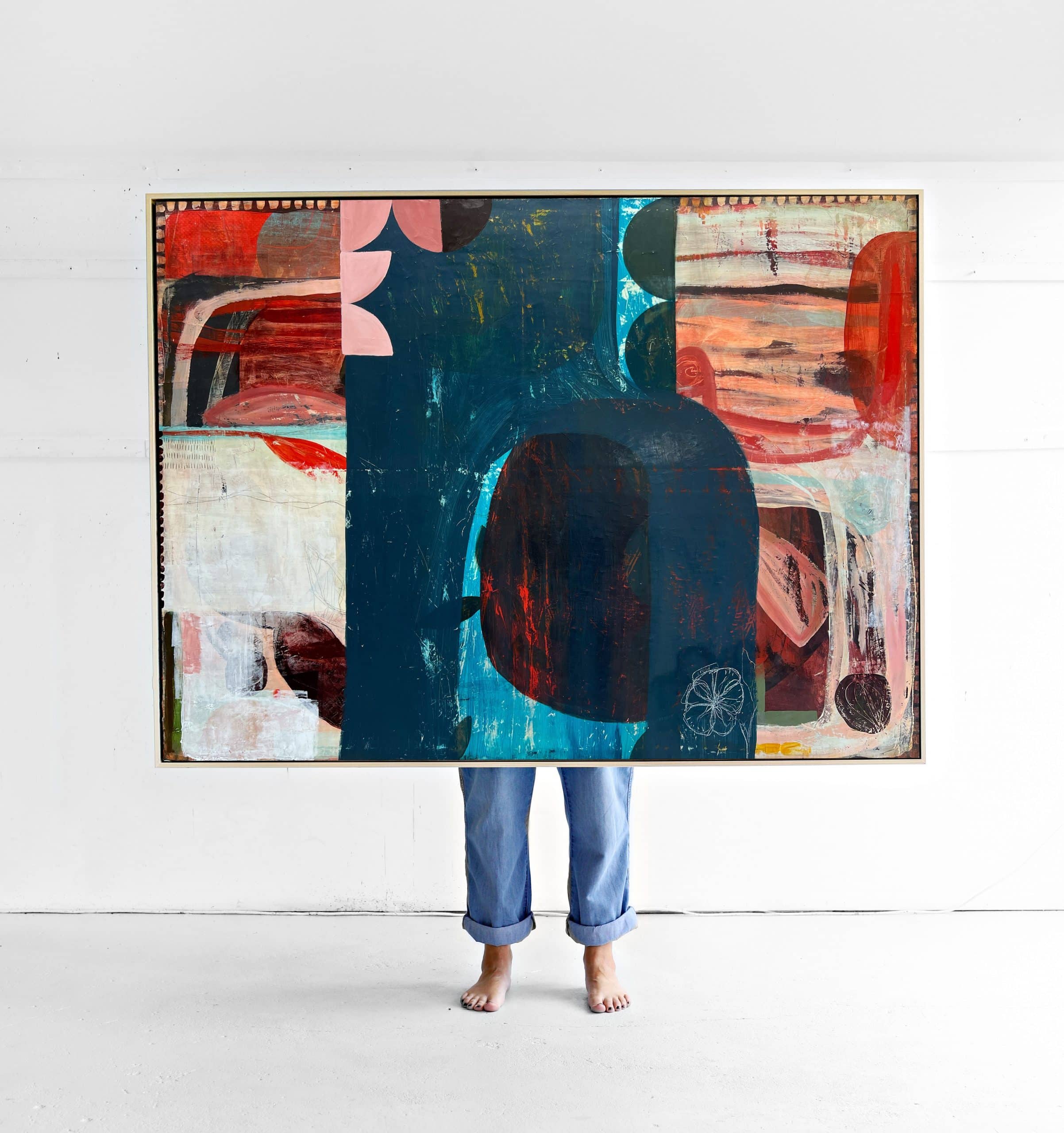 abstract canvas artwork