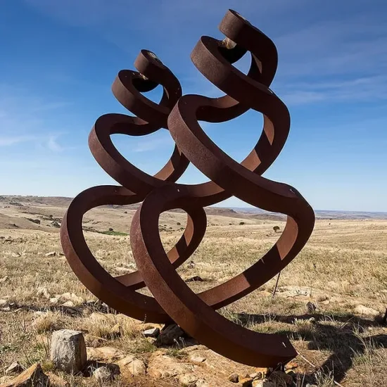Corten-steel sculpture by Greg Johns — original art, SOHO Galleries Sydney