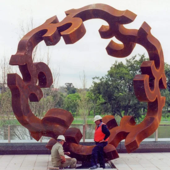 Corten-steel sculpture by Greg Johns — original art, SOHO Galleries Sydney