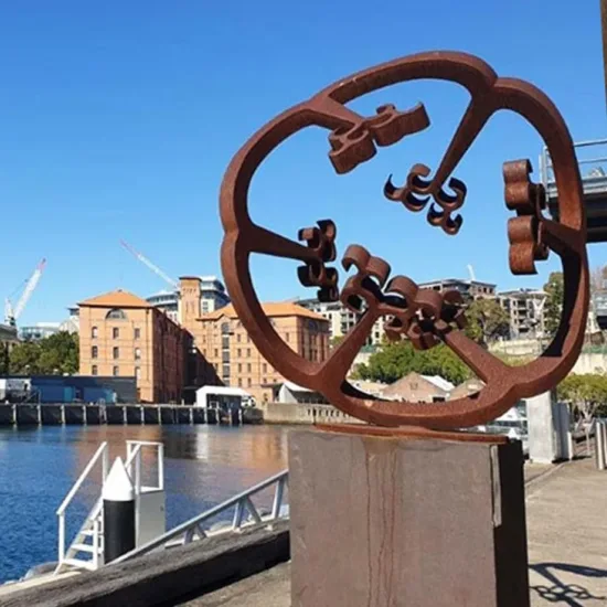 Corten-steel sculpture by Greg Johns — original art, SOHO Galleries Sydney