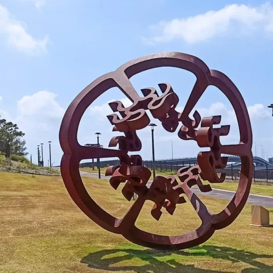 Corten-steel sculpture by Greg Johns — original art, SOHO Galleries Sydney