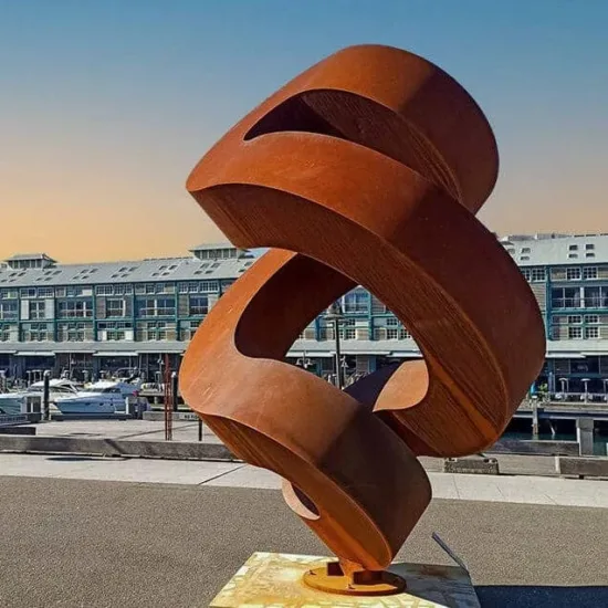 Corten-steel sculpture by Greg Johns — original art, SOHO Galleries Sydney