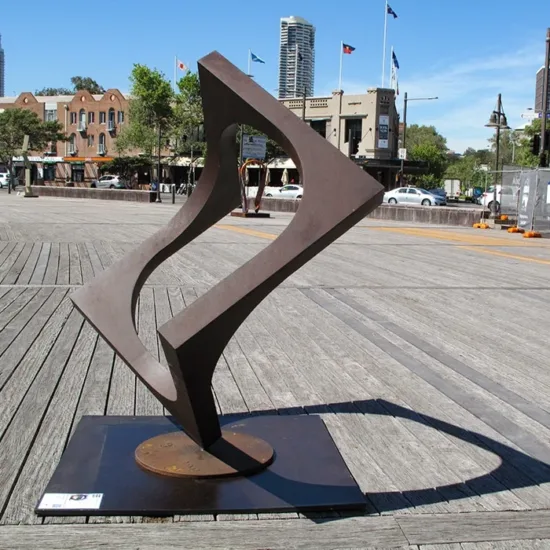 Corten-steel sculpture by Greg Johns — original art, SOHO Galleries Sydney