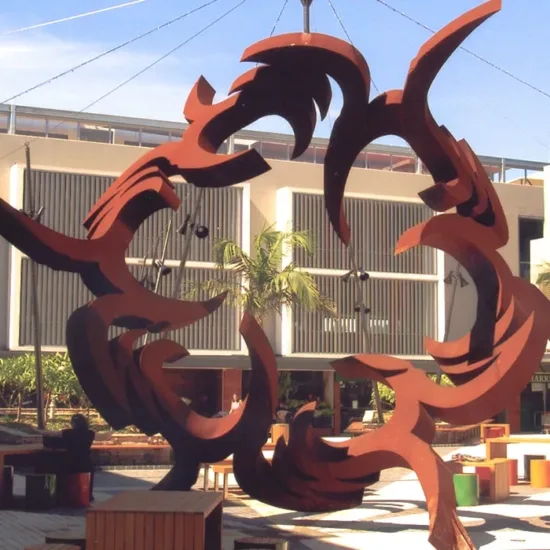 Corten-steel sculpture by Greg Johns — original art, SOHO Galleries Sydney