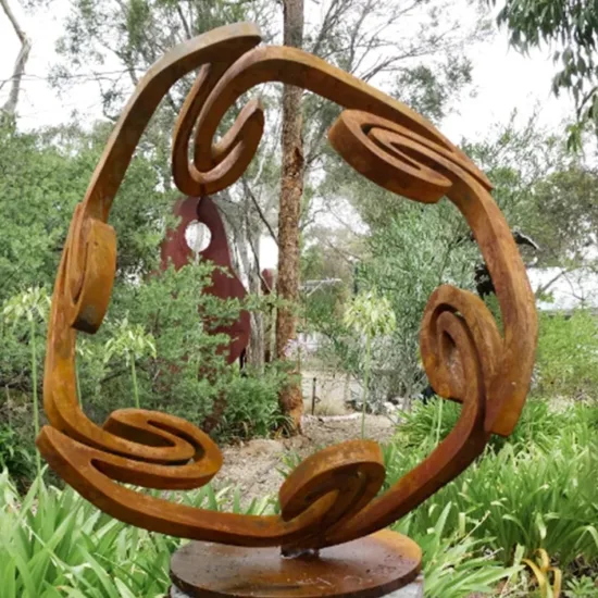 Corten-steel sculpture by Greg Johns — original art, SOHO Galleries Sydney