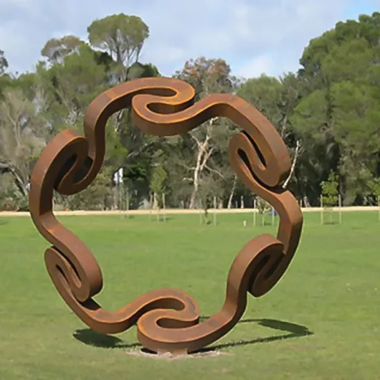 Corten-steel sculpture by Greg Johns — original art, SOHO Galleries Sydney
