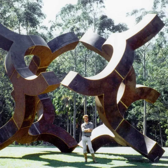Corten-steel sculpture by Greg Johns — original art, SOHO Galleries Sydney