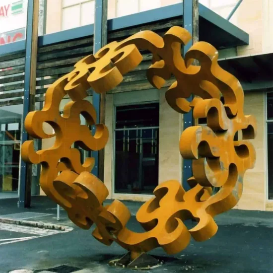 Corten-steel sculpture by Greg Johns — original art, SOHO Galleries Sydney