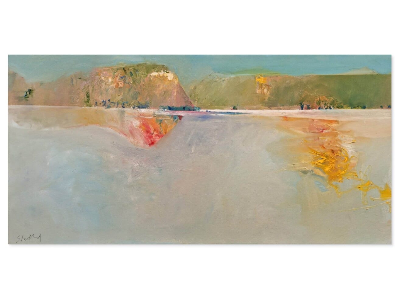 Abstract canvas painting by Phil Stallard — original art, SOHO Galleries Sydney