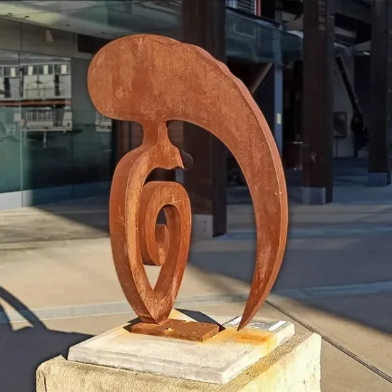 Corten-steel sculpture by Greg Johns — original art, SOHO Galleries Sydney