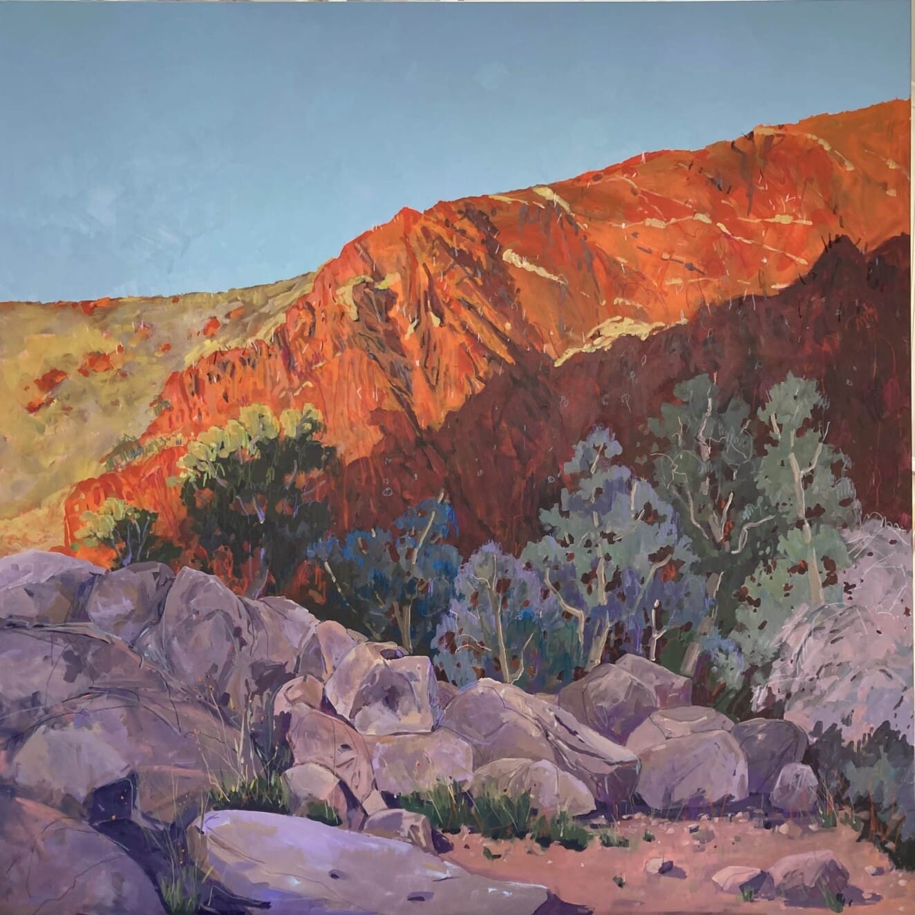 Australian landscape painting by Julie Simmons — original art, SOHO Galleries Sydney