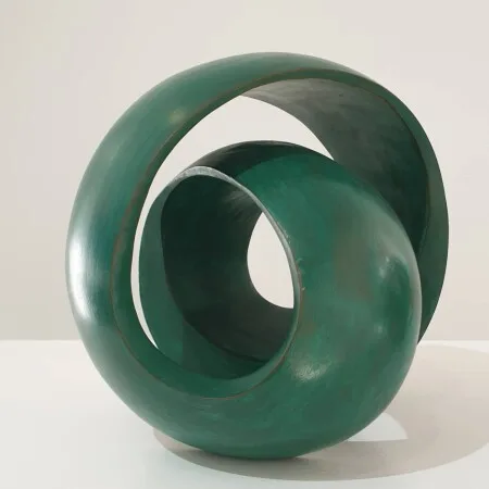green bronze sculpture interior design