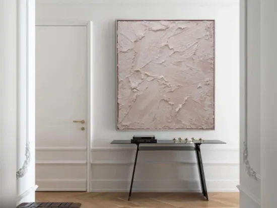 Abstract canvas painting by Henryk Lobaczewski — original art, SOHO Galleries Sydney