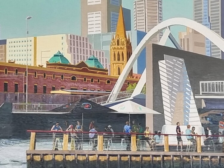 Yarra Afternoon - 153x85cm - Image 3