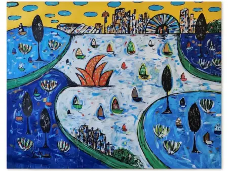 yosi messiah sydney habour art large