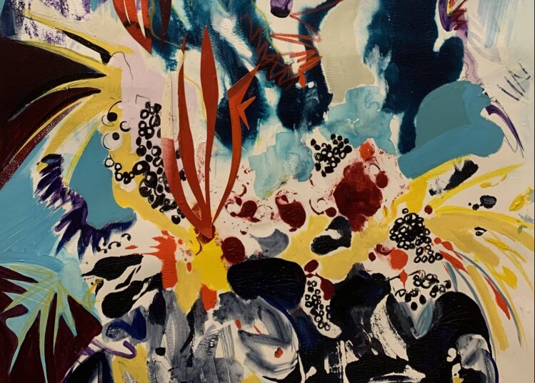 Coral & Seaweed Garden - 83x103cm - Image 3