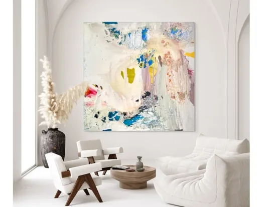 Abstract canvas painting by Conchita Carambano — original art, SOHO Galleries Sydney