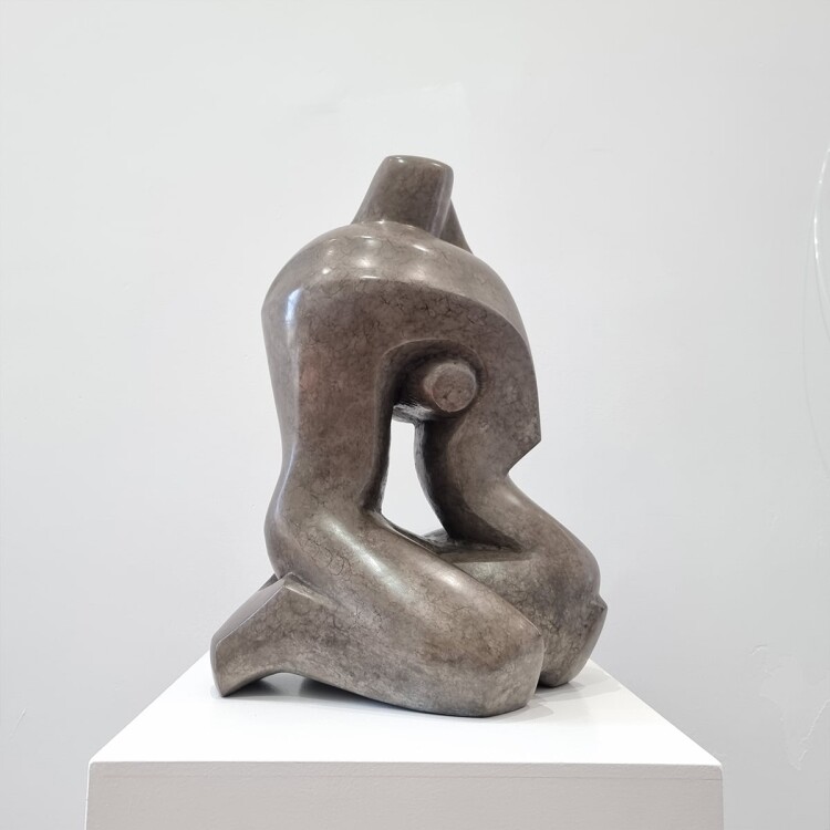 bronze small sculpture australian figurative