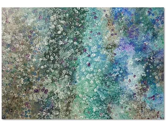 Abstract canvas painting by Freddy Purla — original art, SOHO Galleries Sydney