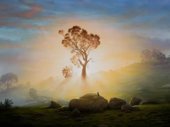 Representational painting by Richard Baxter — original art, SOHO Galleries Sydney